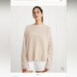 Jenni Kayne boat neck sweater NWT no flaws